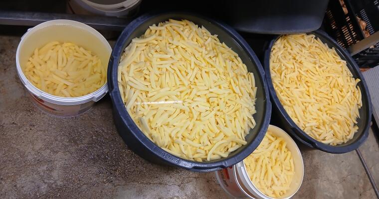 Duurland schrapmachine voor frites (4) - Tolkamp snijkeukentechniek