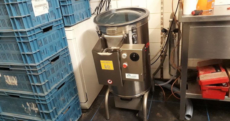 Aardappelschilmachine Omega 1 - Tolkamp snijkeukentechniek