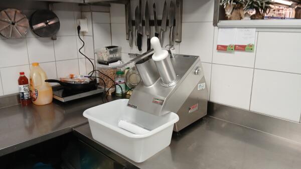 Groentesnijmachine Master voor op een werktafel