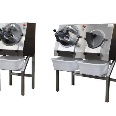 Groentesnijmachine 1 kops en 2 kops - Tolkamp snijkeukentechniek