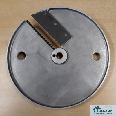 Mes voor het snijden van hutspot breed - Tolkamp snijkeukentechniek