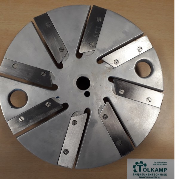 Mes voor het snijden van snijbonen breed - Tolkamp snijkeukentechniek